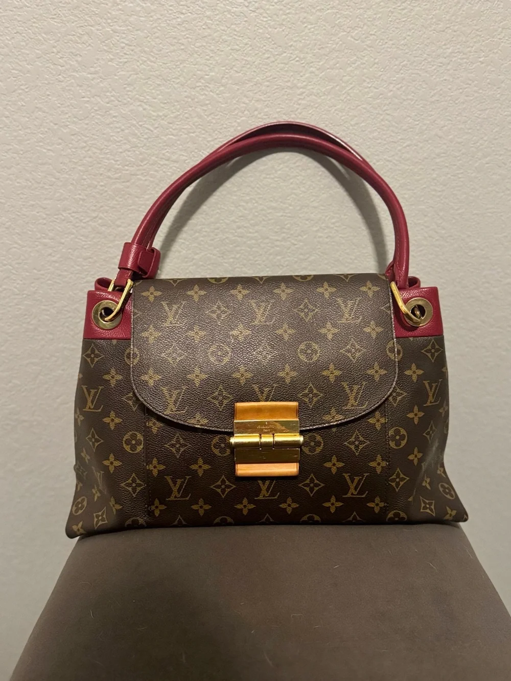 Louis Vuitton Olympe Monogram with Red Trim